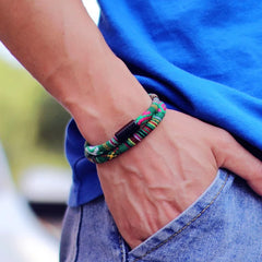 Men Bohemia Rope Bracelet Style