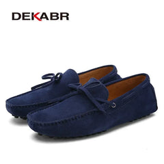Plus Size Men's Casual Shoes Leather Flats Driving Loafers Footwear