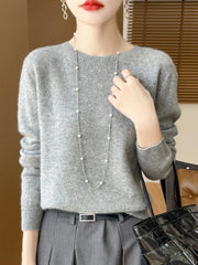 Clothing O-Neck Pullover Sweater Fashion Tops