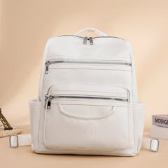 Genuine Leather Classic Backpack Travel Fashion School Bag