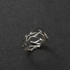 Style Punk Irregular Vintage Hip Hop Adjustable Finger Ring