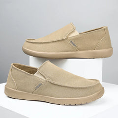 Fashion Men's Canvas Breathable Walking Driving Flats Casual Shoes