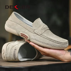 Casual Shoes Men Loafers Moccasins Breathable Slip on