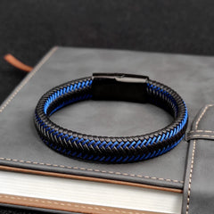 Charm Single Chinese Red Wire Braided Bracelet