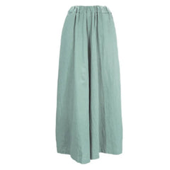 Summer Fashionable Pure Color Wide Leg Pants