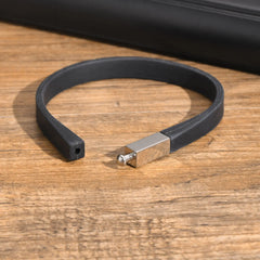 Front Stainless Steel Beads Bracelets Sports Wristband