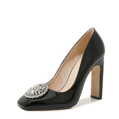 High Heels Women Party Shoes Pumps Plus Size Rhinestone