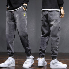 Baggy Men Cargo Jeans Fashion Harlan Cotton Streetwear