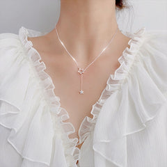 Cute Shiny Star Choker Drop Charm Necklaces Charming