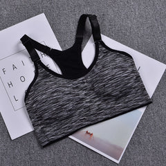 Women Sports Bra,Adjustable Spaghetti Strap Padded Top for Fitness Running