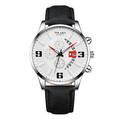 hombre Mens Fashion Business Watches Men Sports Stainless Steel Quartz