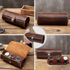 Watch Roll Case Portable Vintage Watch Case Watch Holder