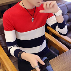 Sweaters And Pullovers Men Long Sleeve Knitted Sweater