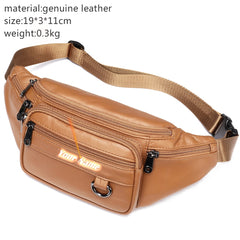 Genuine Leather Belt Bag Women Waist Bags