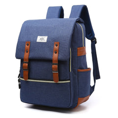 021 Vintage Men Women Canvas Backpacks School Bags for Teenagers Boys