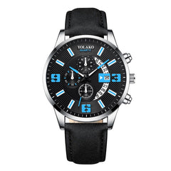 hombre Mens Fashion Business Watches Men Sports Stainless Steel Quartz