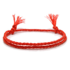 Simple Woven Cotton Rope String Bracelet Pray Yoga Handmade