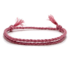 Simple Woven Cotton Rope String Bracelet Pray Yoga Handmade