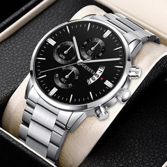 Fashion Mens Sports Watches Luxury Men Stainless Steel Quartz
