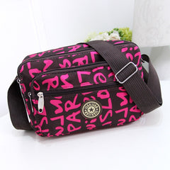 Multi Layer Messenger Bag Women Canvas Bag