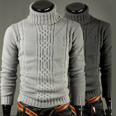 Warm Turtleneck Sweater Men Pull Homme Casual Pullover