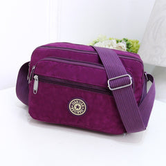 Multi Layer Messenger Bag Women Canvas Bag