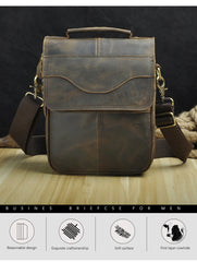 Original Leather Male Casual Shoulder Messenger bag Cowhide Fashion Cross-body