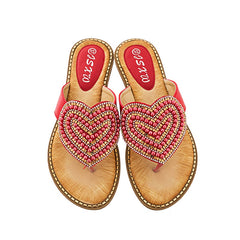 Outside Heart-shaped Women Slipper Summer Beach Slipper Female Casual