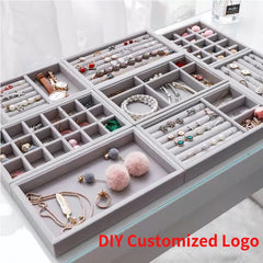 Handmade DIY Jewelry Box Drawer Storage Organizer