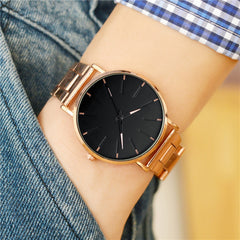 Men Watches Male Elegant Ultra Thin Watch Men Business Stainless Steel