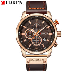Fashion Date Quartz Men Watches Chronograph Sport Mens Wrist Watch