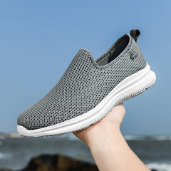 Men Loafers Shoes Light Walking Mesh Breathable Casual Shoes