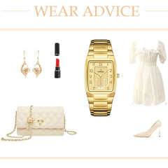 Watches Creative Steel Women Bracelet Wrist Ladies Square