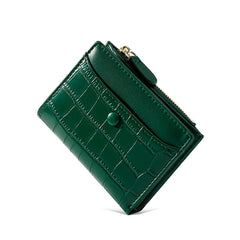 Stone Pattern Small Wallet Women Pu Leather Female Purse Zipper