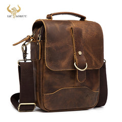 Original Leather Male Design Casual Shoulder messenger bag Crossbody
