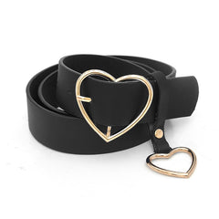sweetheart buckle with adjustable ladies luxury brand cute Heart-shaped