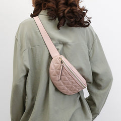 PU Leather Fanny Packs for Women Solid Color Small Fashion Waist Packs