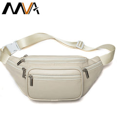 Genuine Leather Belt Bag Women Waist Bags