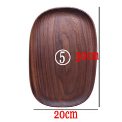 Whole Wood Lovesickness Wood with Irregular Oval Solid Wood Pan