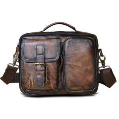 Quality Original Leather Design Male Shoulder messenger bag