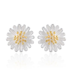 Fashion Jewelry Silver Color Small Pearl Cat Stud Earrings