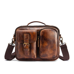 Quality Original Leather Design Male Shoulder messenger bag