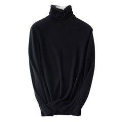 Sweater Turtleneck Slim Fit Basic Pullovers Fashion Knit Tops