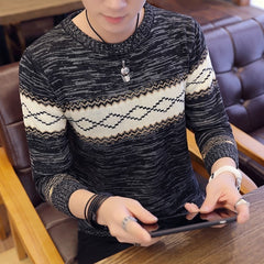 Sweaters And Pullovers Men Long Sleeve Knitted Sweater