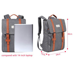 021 Vintage Men Women Canvas Backpacks School Bags for Teenagers Boys