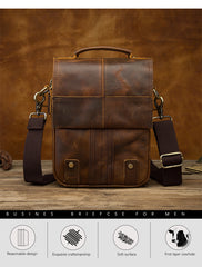 Leather Male Casual Design Shoulder Messenger bag Cowhide Fashion Cross-body