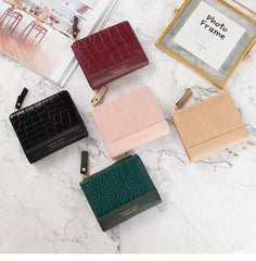 Small Women Wallet Female Pattern Zipper Coin Purses