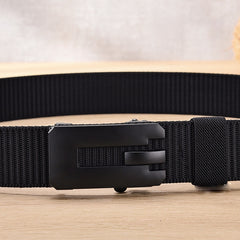 Men Belt Army Outdoor Sports Designer Automatic Buckle Male