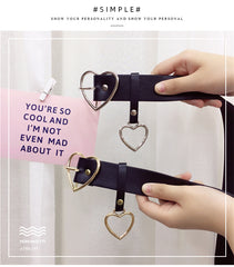 sweetheart buckle with adjustable ladies luxury brand cute Heart-shaped