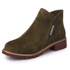 Boots Snow Boots Female Boots Warm Lace Flat